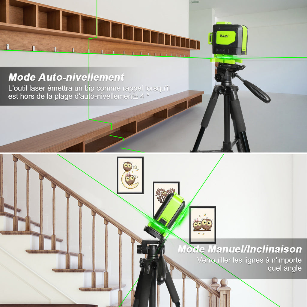 niveau laser electronique : Une innovation – La Commutation des Lignes avec un