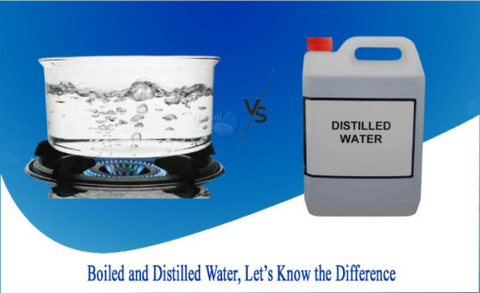 boiled water vs distilled water