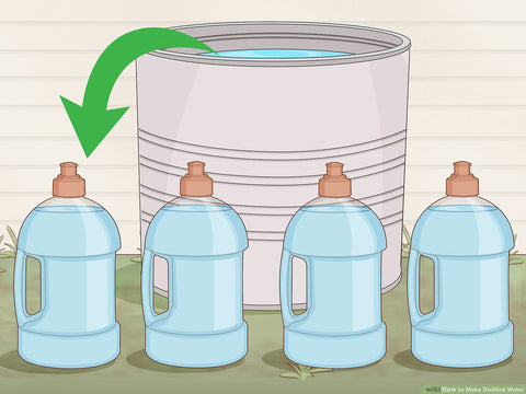 is distilled water same as boiled water