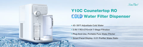 SimPure Y10C Cold Counetertop RO System Cooler Water Filter Dispenser