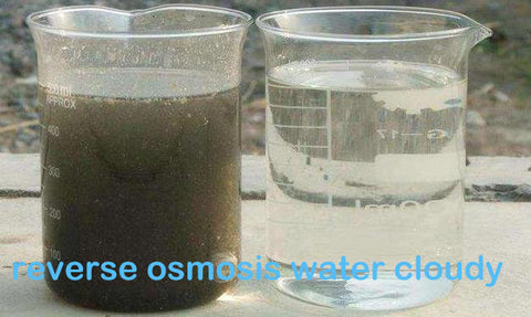 reverse osmosis water cloudy