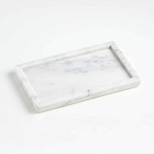 French Kitchen White Marble Rectangle Tray 14