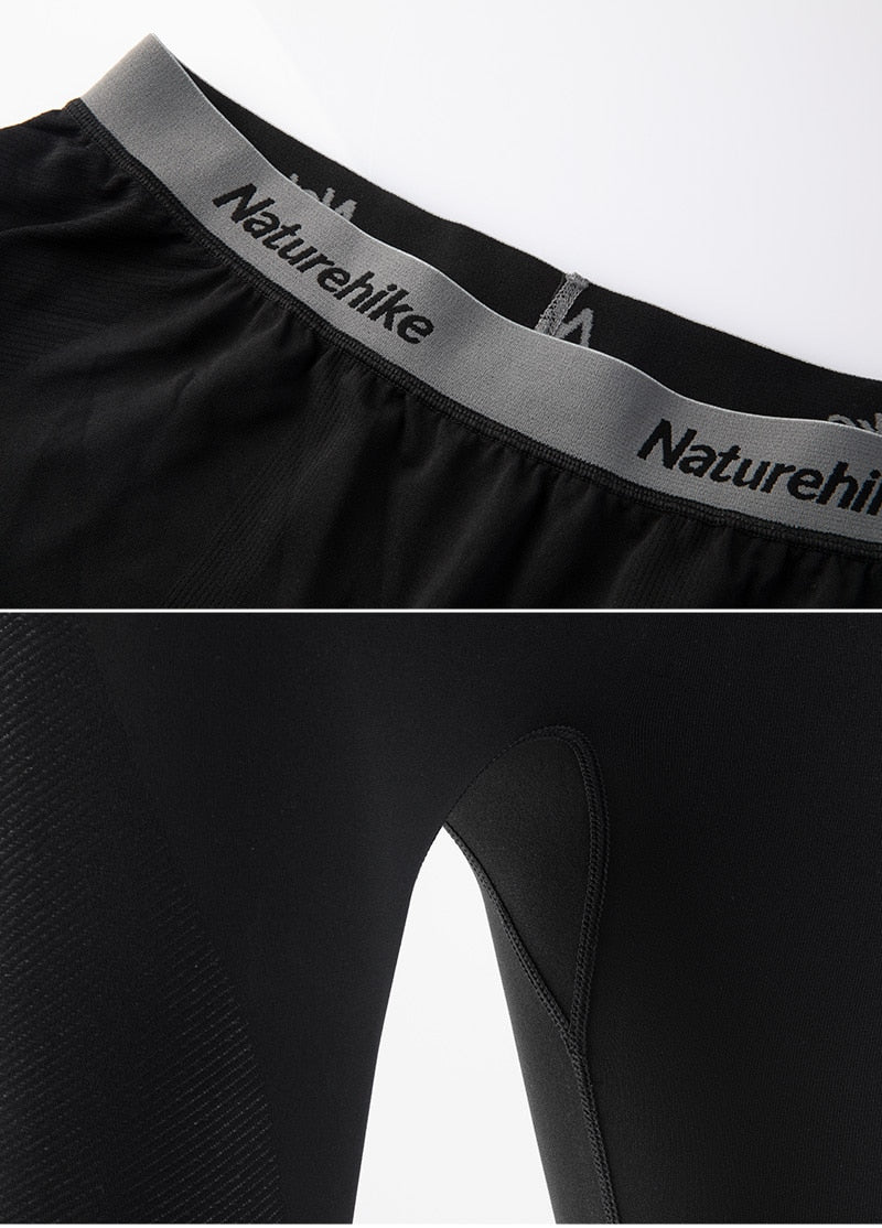 Naturehike Men Women Winter Quick Dry Anti-microbial Stretch Thermal Long Johns Polyester Thick Skiing Thermal Underwear Set