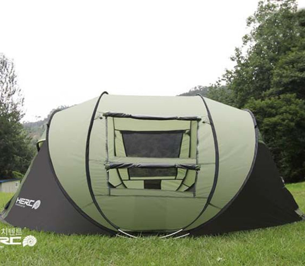 Ultralarge 4-5 Person Pop Up Fully Automatic Tour Camping Tent Beach Tent Party Tent Barraca