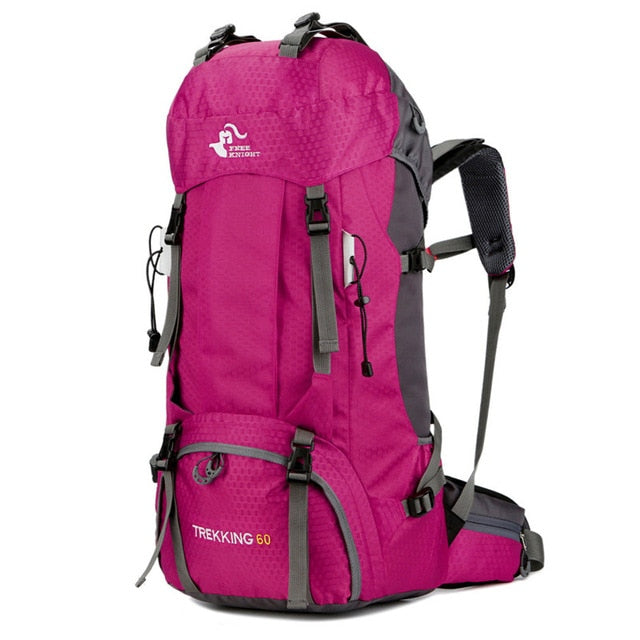 New 50L & 60L Outdoor Backpack Camping Climbing Bag Waterproof Mountaineering Hiking Backpacks Climbing Rucksack