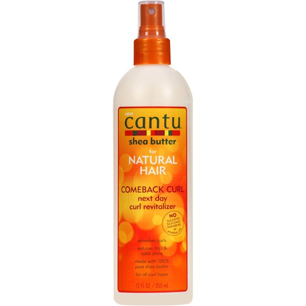 Cantu Shea Butter Spray Comeback Curl Next Day Curl Revitalizer