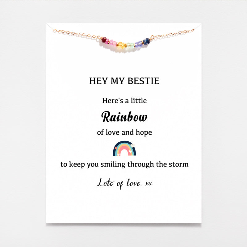 RAINBOW CRYSTAL NECKLACE