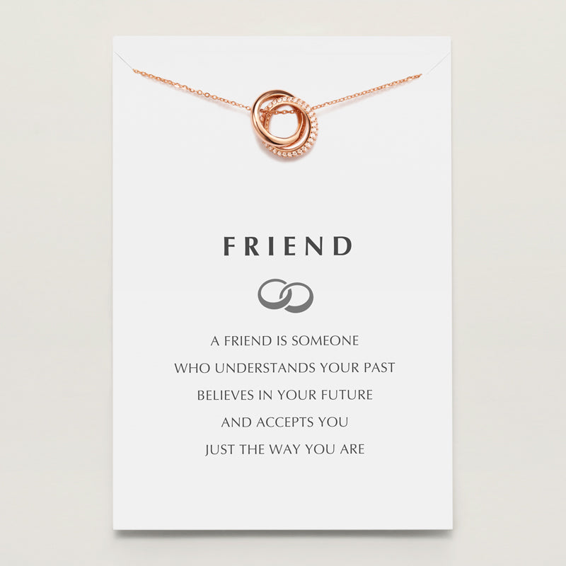 Interlocking Necklace - Friendship