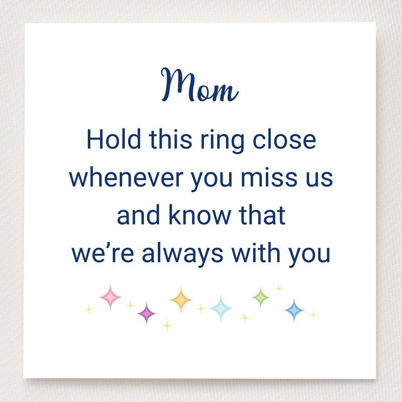 1-8 Princess-Cut Birthstones Wrap Ring
