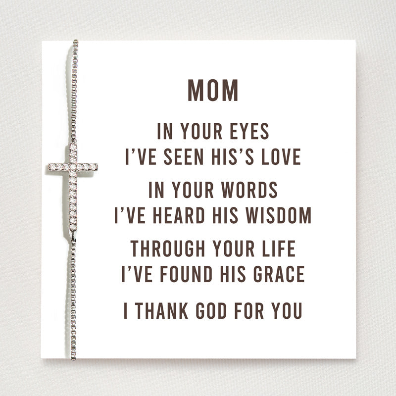 Minimalist Cross Bracelet