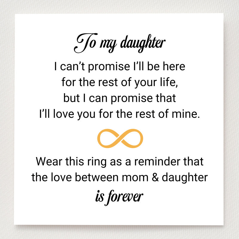 Double Band Infinity Ring