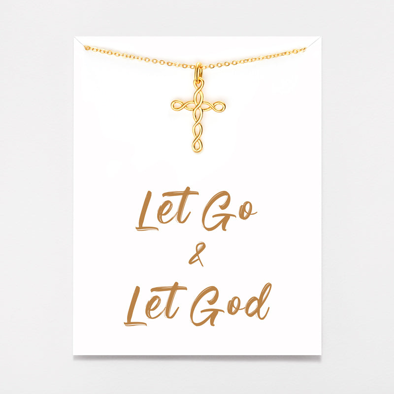Knotty Cross Necklace