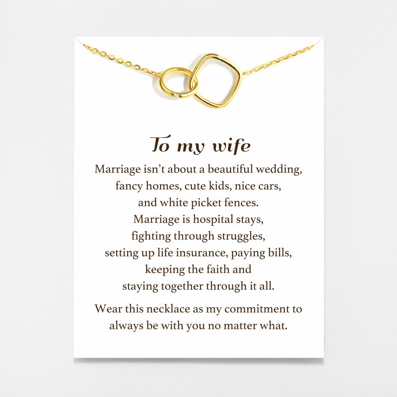 Geometric Interlocking Necklace