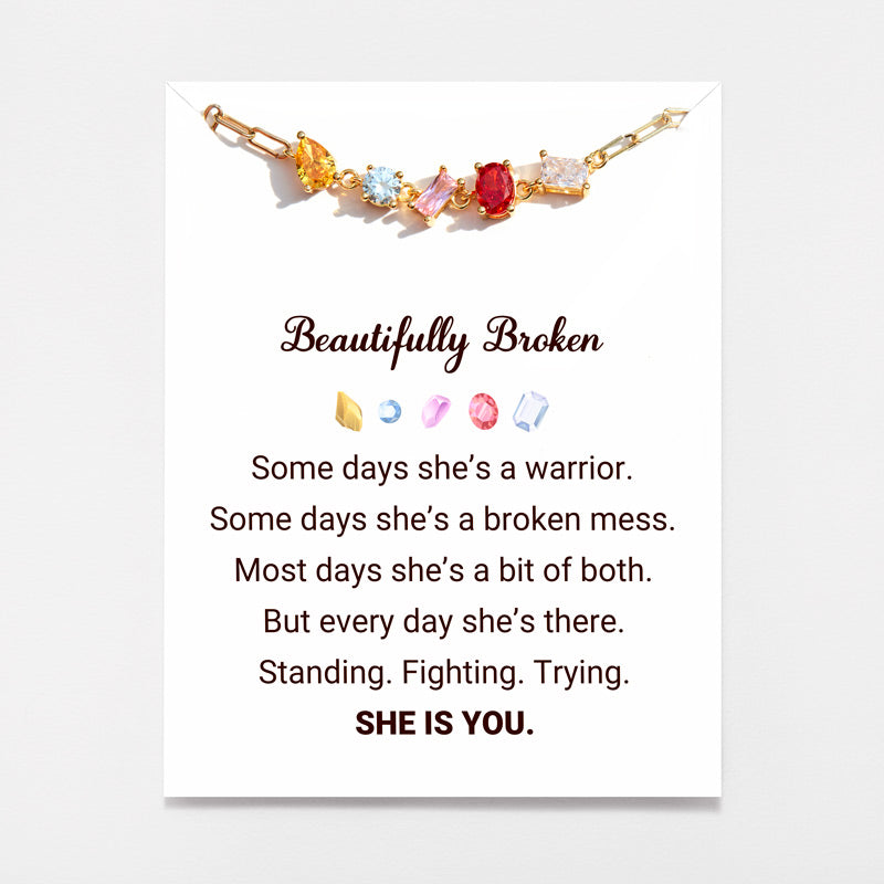 Rainbow Stone Necklace