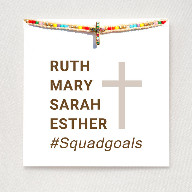 Pavé Cross Bracelet