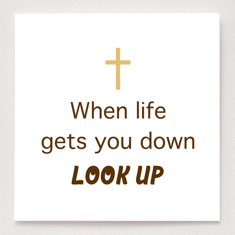 Two-Tone Sideways Cross Ring