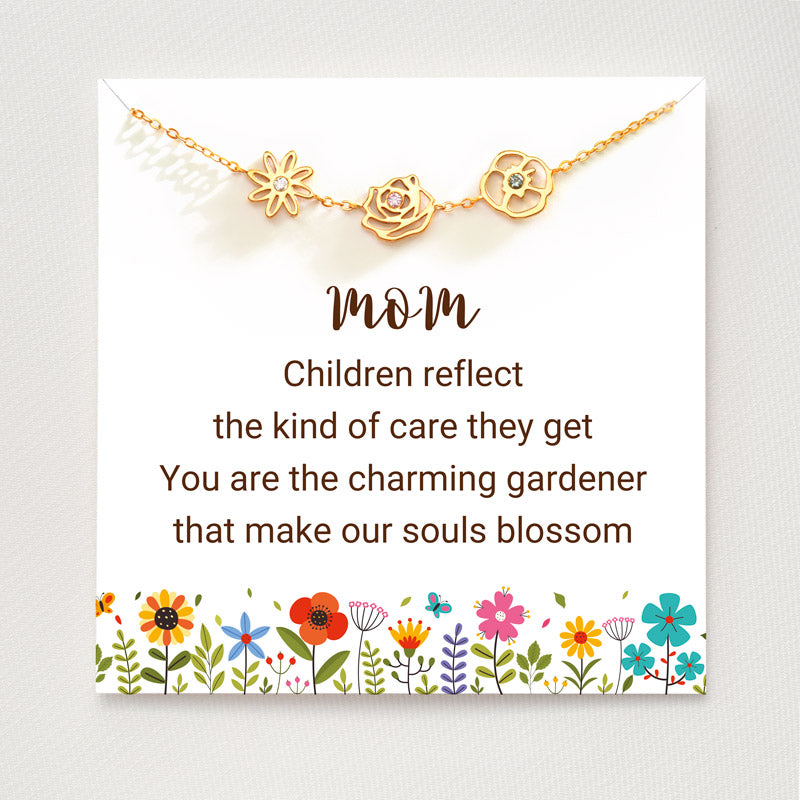 1-8 Birth Flowers Bracelet