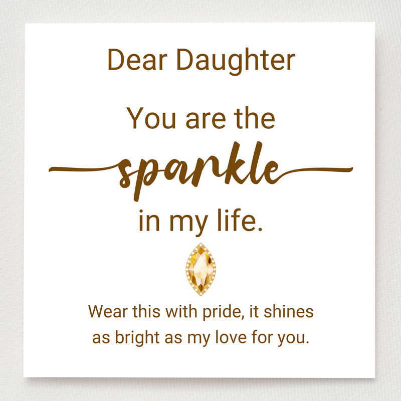 Orange Marquise Ring