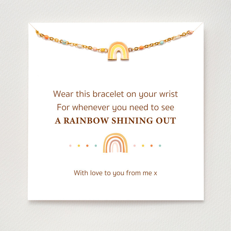 A Rainbow Shining Out For You Bracelet