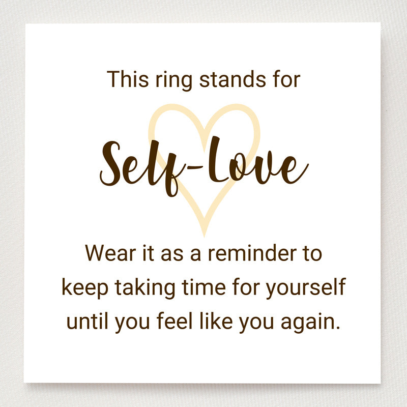 Golden Open Heart Ring