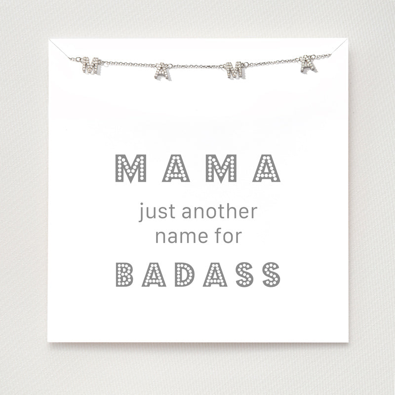 Pavé MAMA Necklace