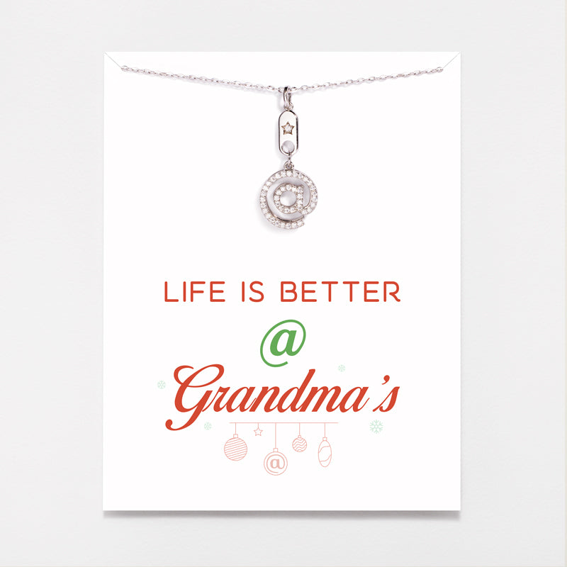 Life Is Better At Grandma's Necklace