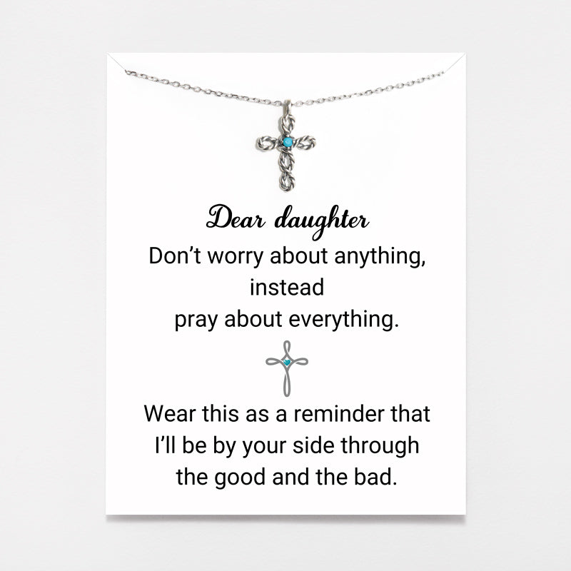 Twisted Cross Necklace