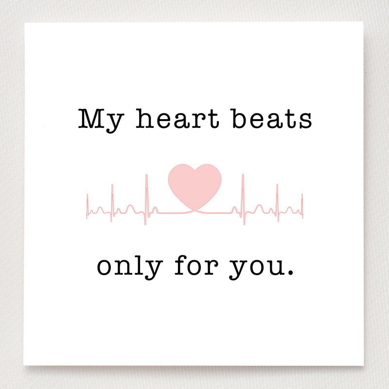 Heartbeat Ring - My Heart Beats Only For You