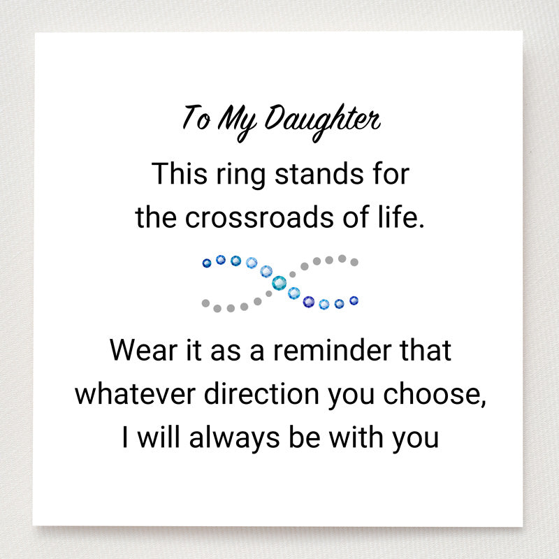 Pavé Crossover Ring