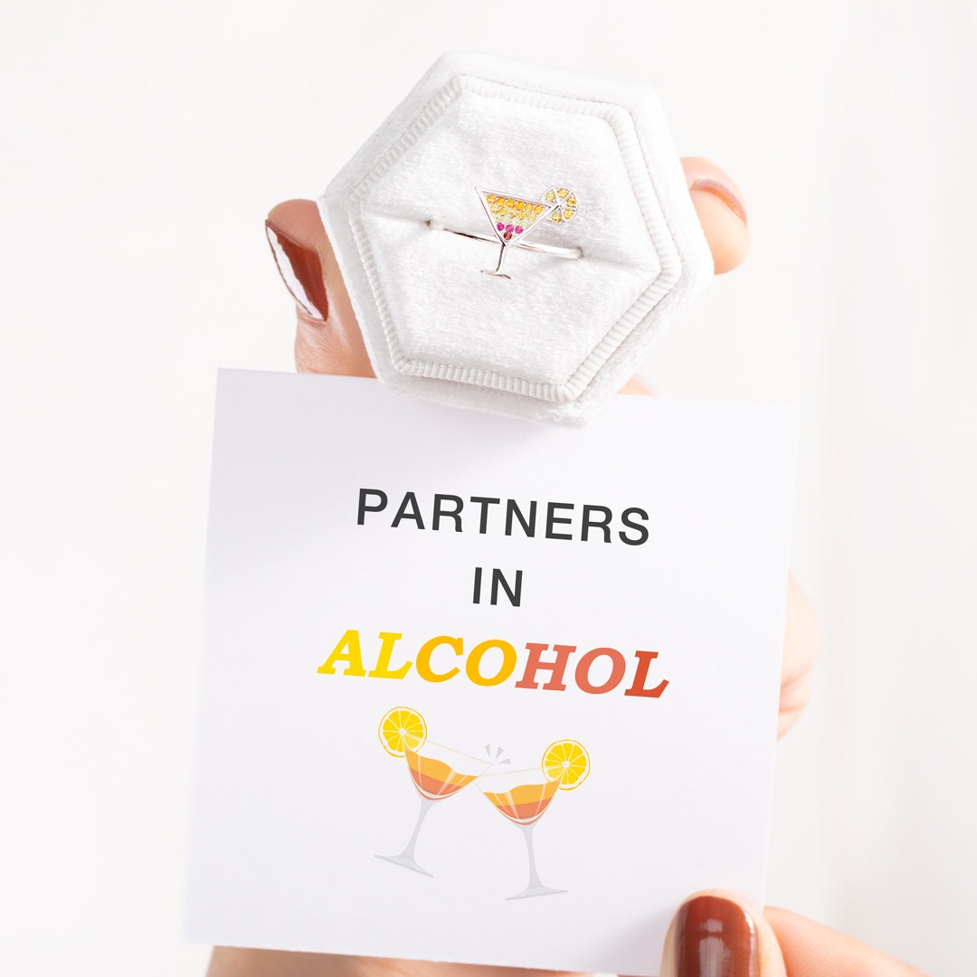 Cocktail Cup Ring-Partners In Alcohol