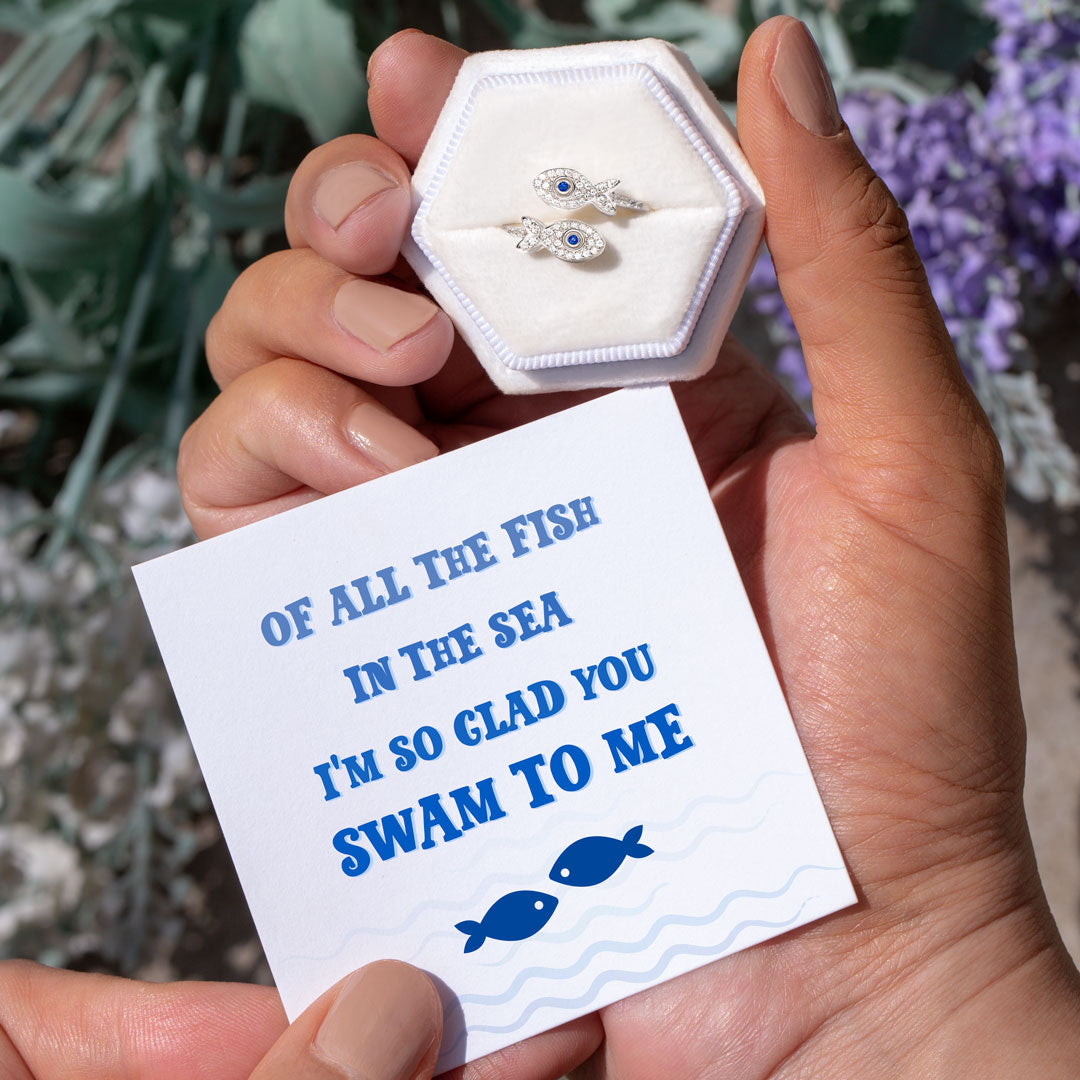 Fish Ring-So Glad You Swam To Me