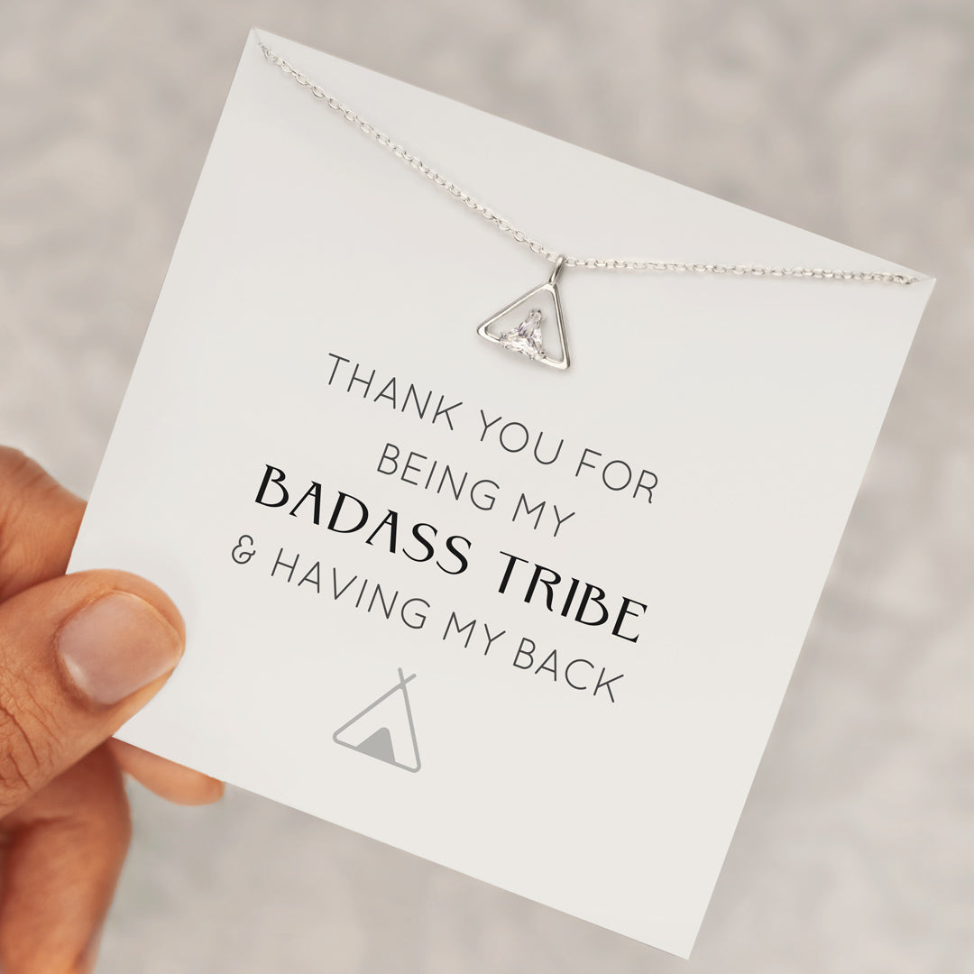 Tribe Necklace - Thank You For Being My Badass