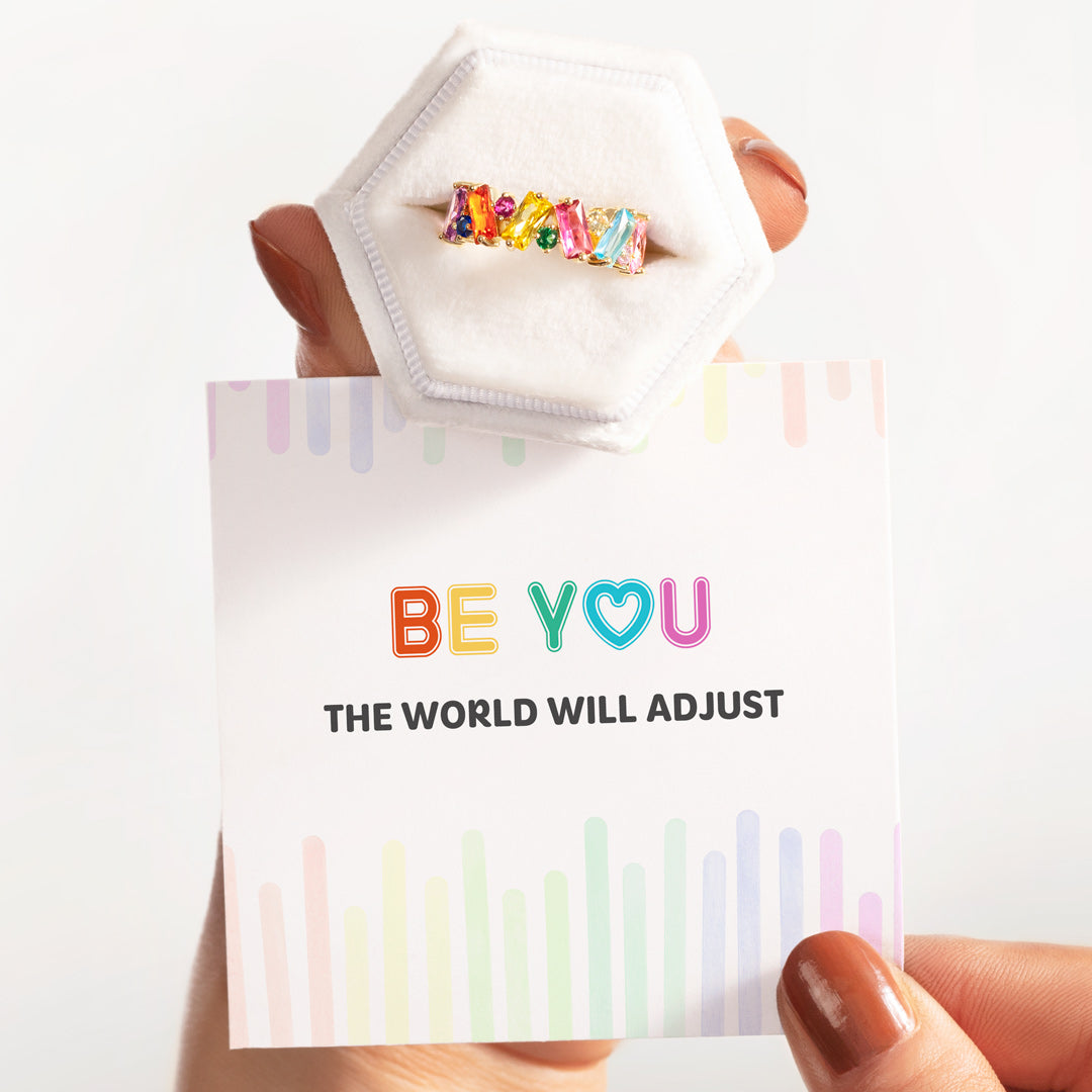 Be You Rainbow Ring Band