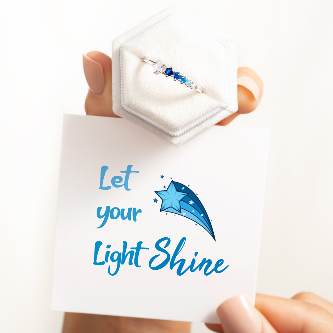 Shooting Star Ring - Let Your Light Shine