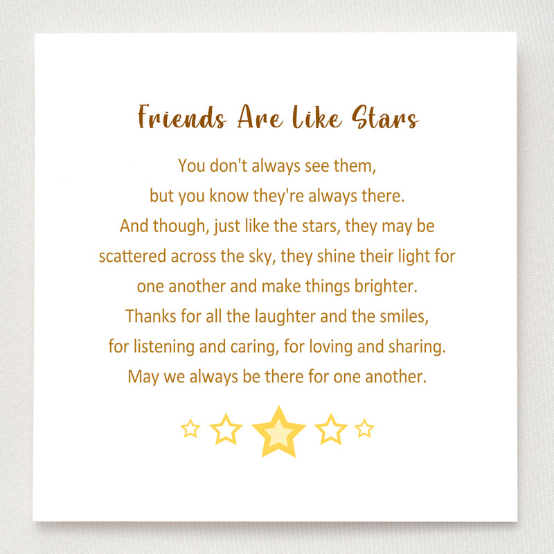 Friends Are Like Stars Five Stars Ring
