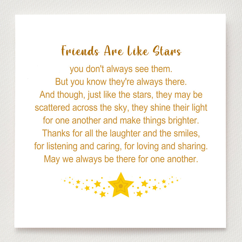 Friends Are Like Stars Ring