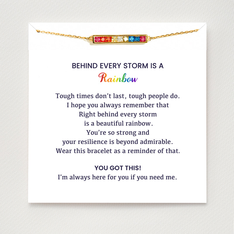 Rainbow Bar Bracelet