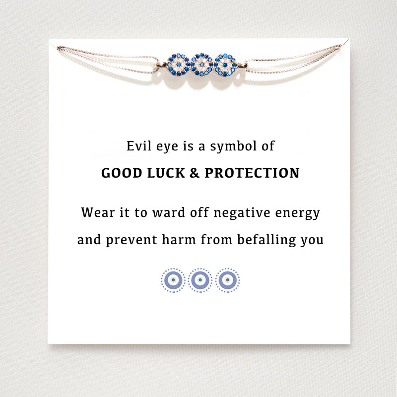 Triple Evil Eye Bracelet