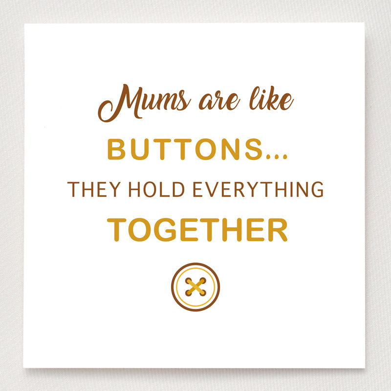 Mums Are Like Buttons Button Ring