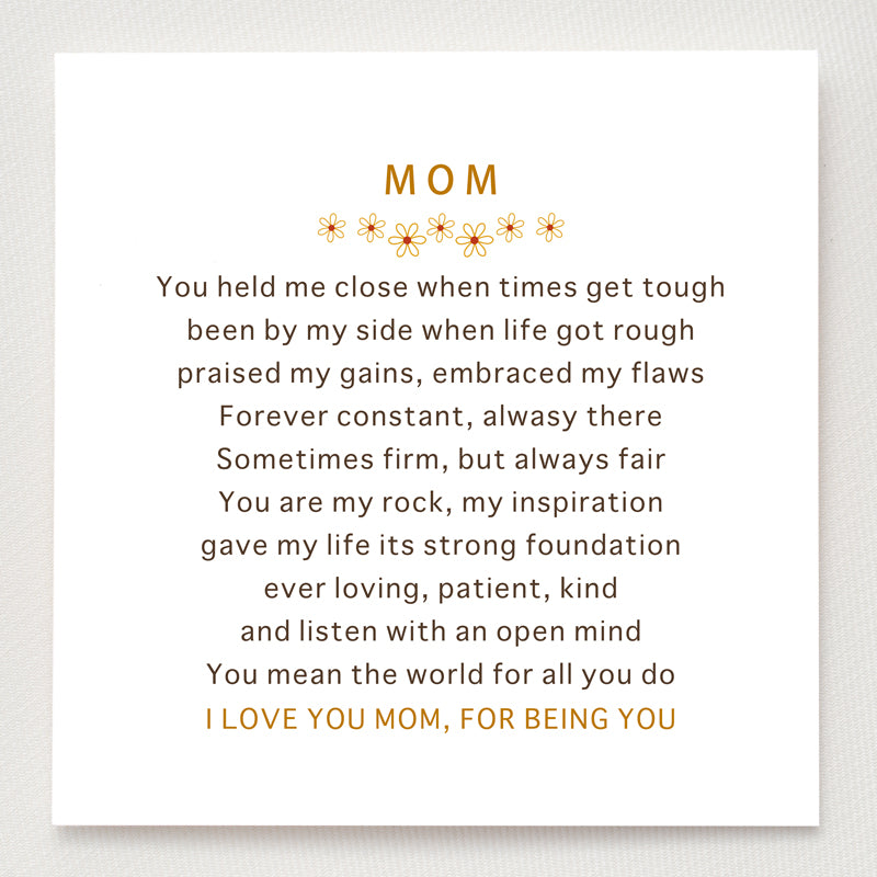 Pavé Floral Ring - Thank You Mom