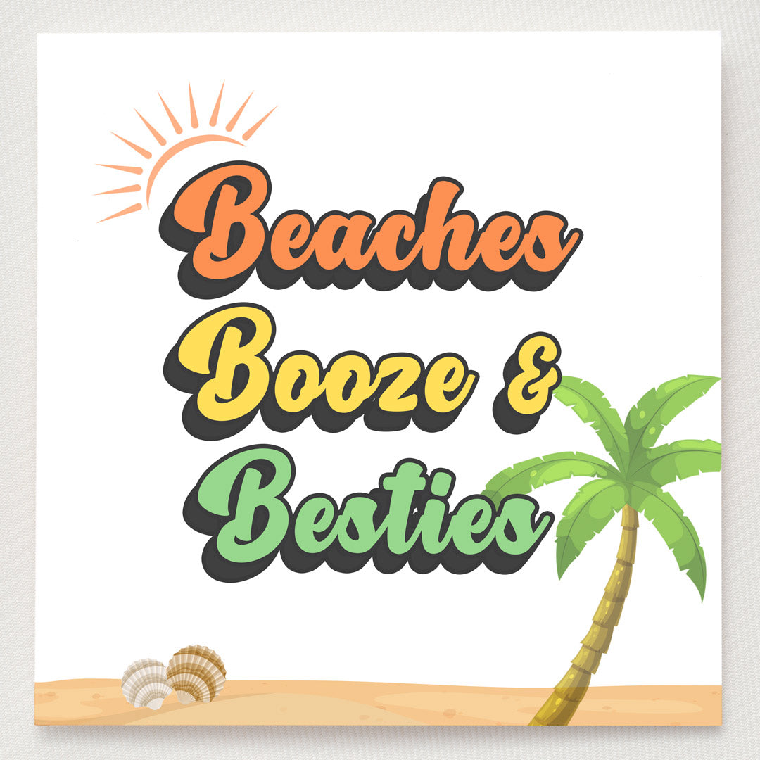 Palm Tree Ring - Beaches Booze Besties