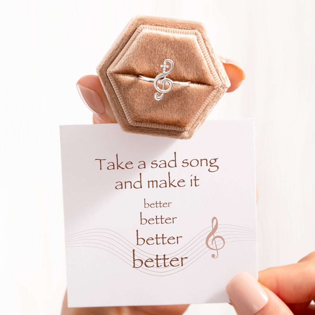 Clef Ring-Take A Sad Song and Make It Better
