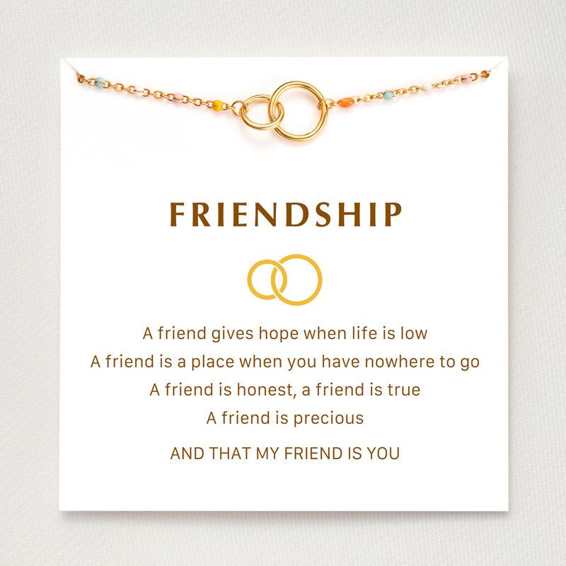Friendship Interlocking Bracelet