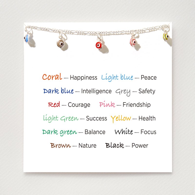 Multi-color Evil Eye Bracelet