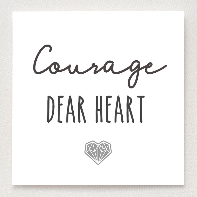 Half Enamel Heart-Cut Ring