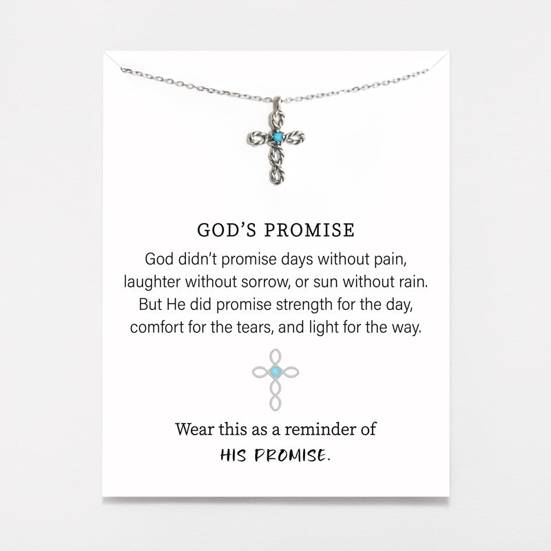 Twisted Cross Necklace