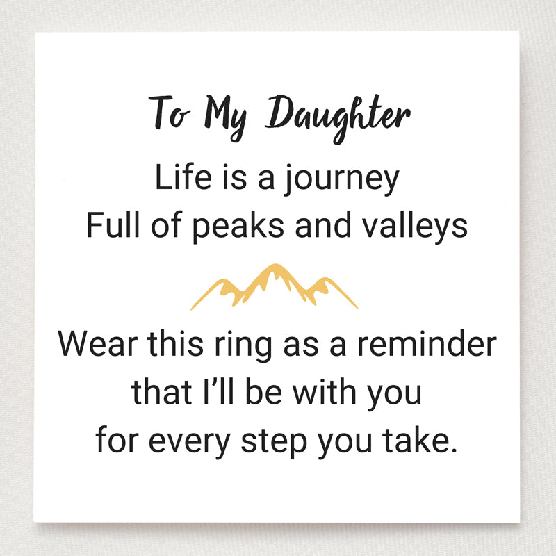 Minimalist Mountain Ring