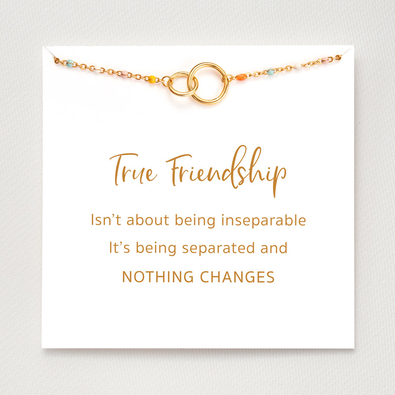True Friendship Interlocking Bracelet