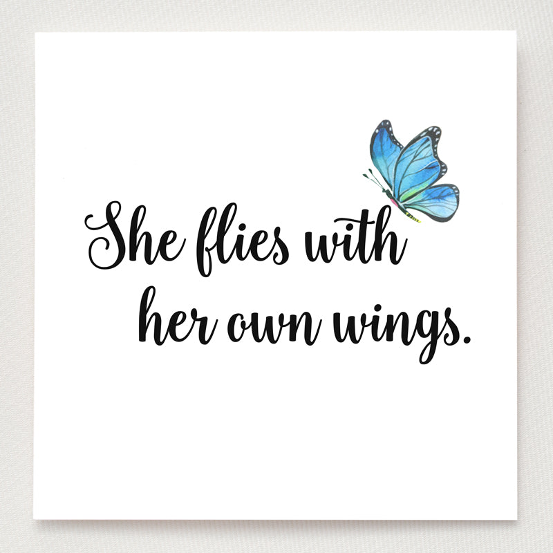 Enamel Butterfly Ring