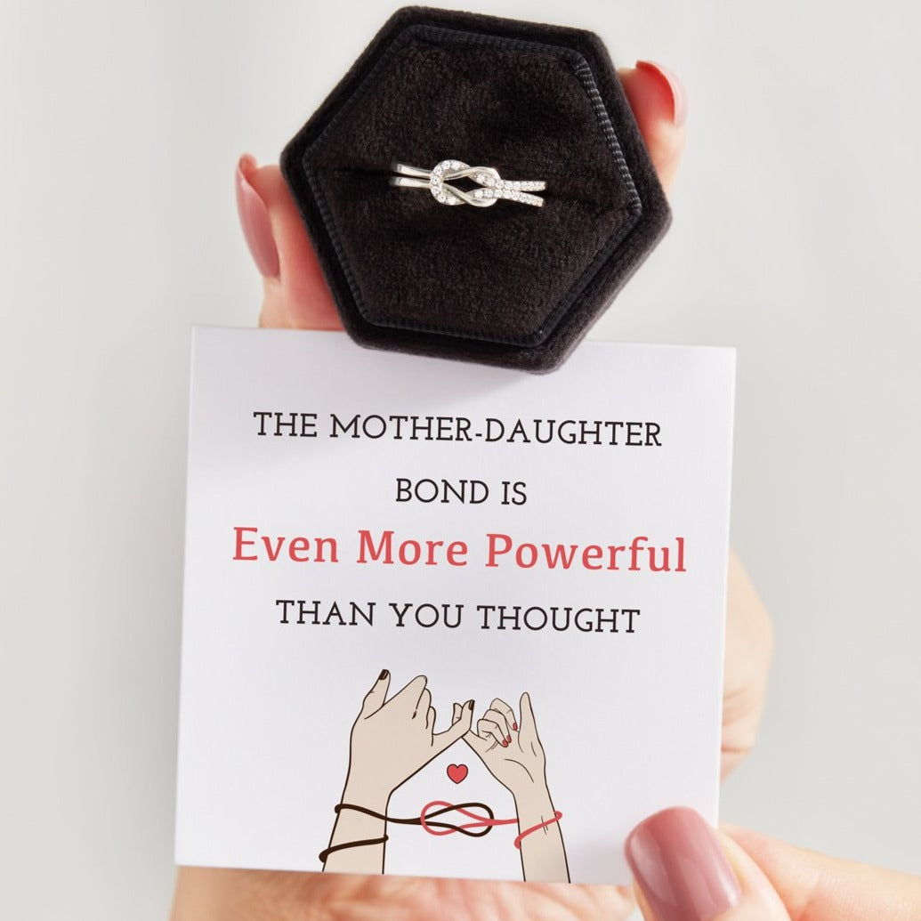 Knot Ring S925-Mother-Daughter Bond Love
